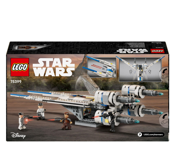 LEGO Star Wars 75399 Myśliwiec U-Wing Rebelii - 1308213 - zdjęcie 4